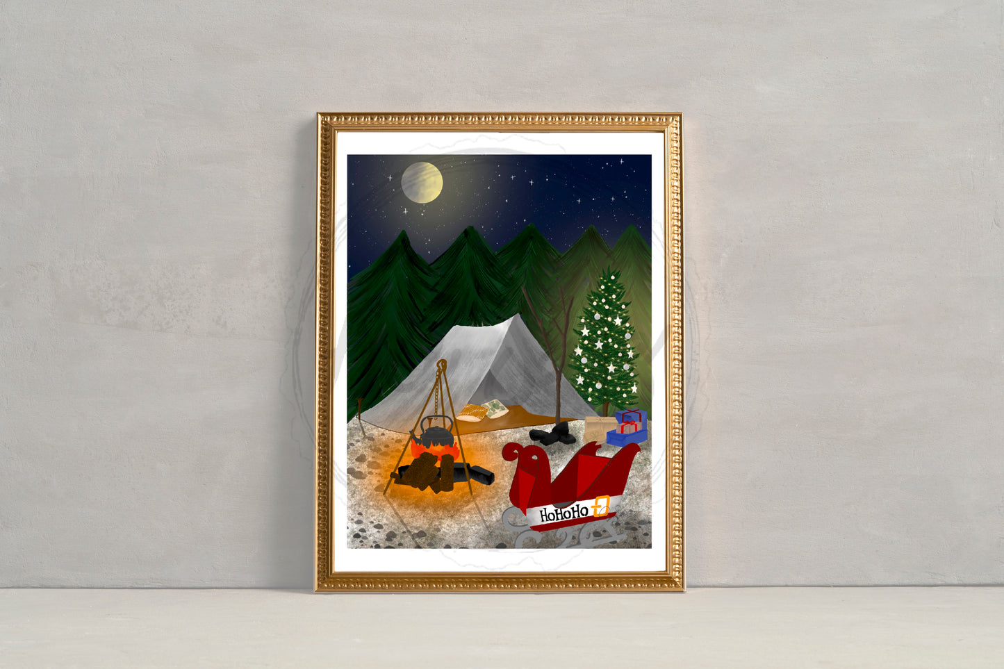Campamento de navidad