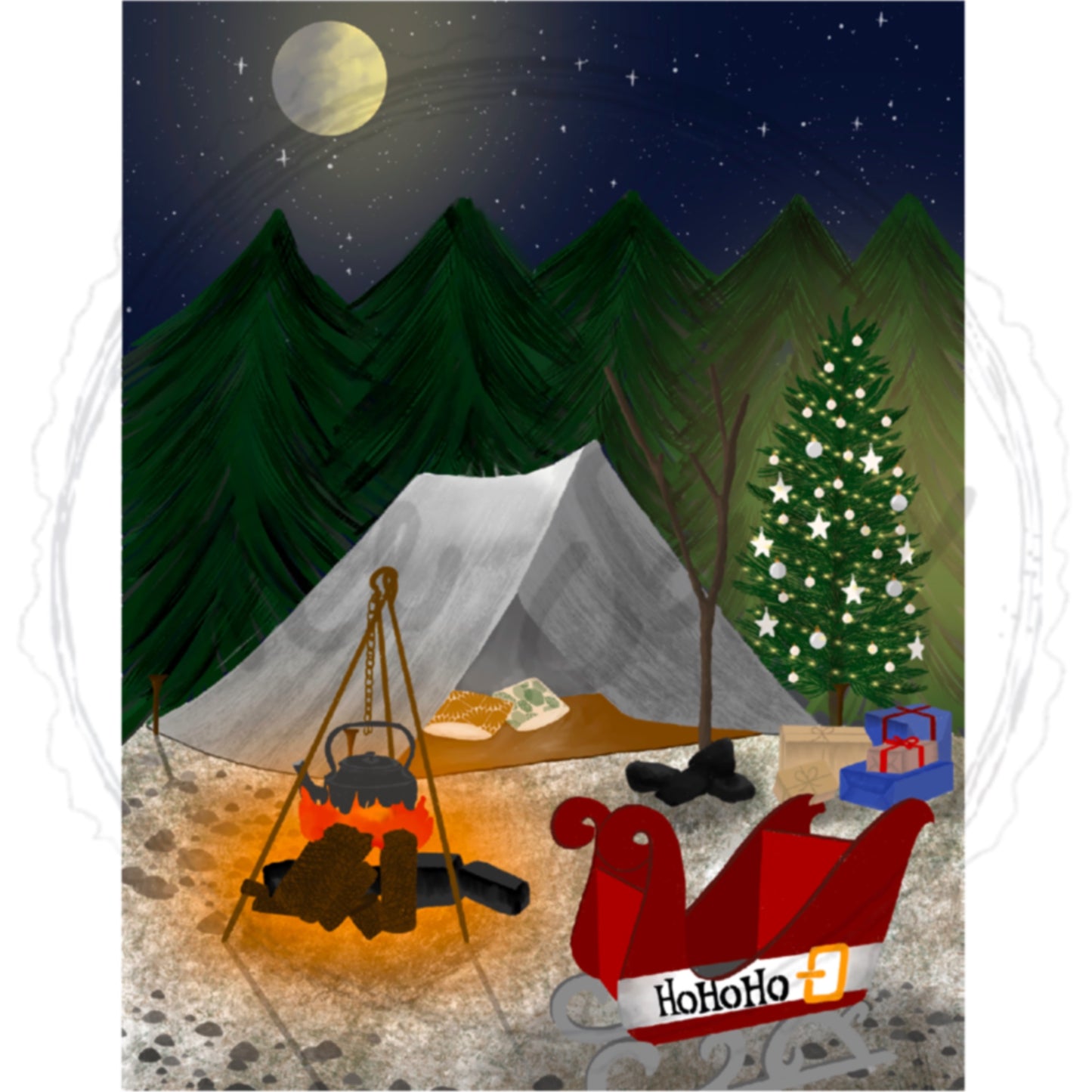 Campamento de navidad