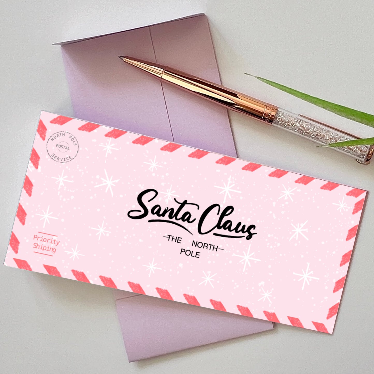 Estampilla de correo Santa