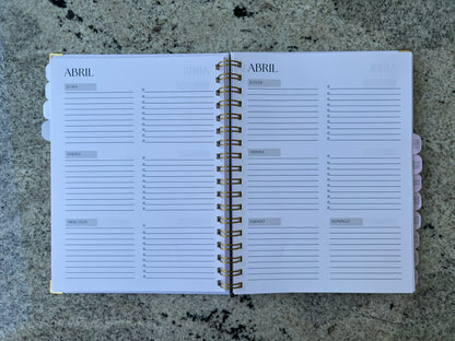 Bitácora de vida personalizada (agenda física)