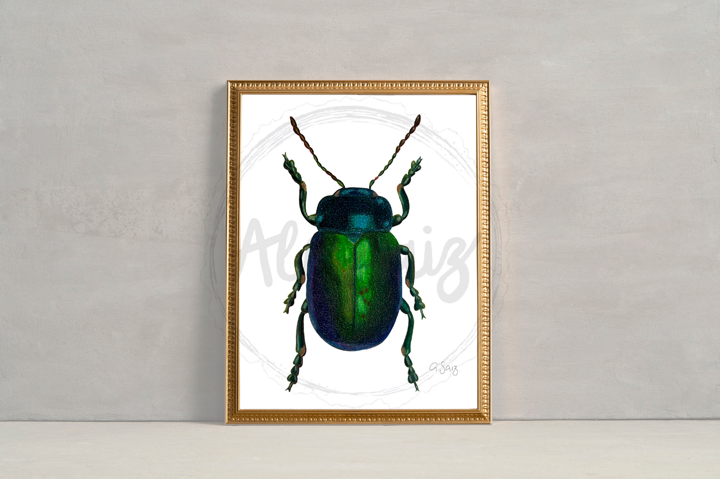 Emerald beetle